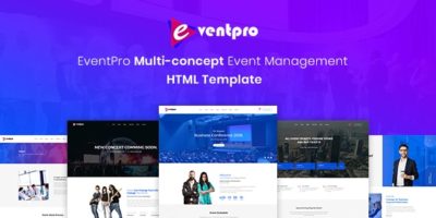Eventpro - Events and Conference HTML Template by WPHash