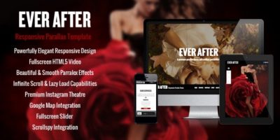 Ever After - OnePage Parallax Concrete5 Theme by xxcriversxx
