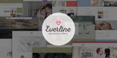 Everline - Wedding Events HTML Template by TemPlaza-Hub
