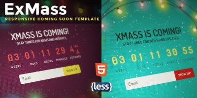 ExMass - Responsive Holiday Coming Soon by LeAmino