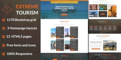 ExT – Tourism & Adventure HTML5 Template by NetGon