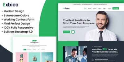 Exbico Bonik - Multipurpose Business & Digital Agency HTML Template by SiteBland