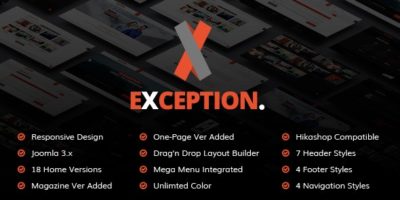 Exception - Business Multi-purpose Joomla Template by TemPlaza-Hub