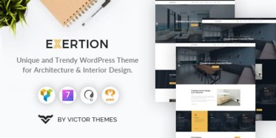 Exertion - Architecture & Interior Design WordPress Theme by VictorThemes