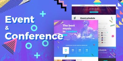 Exhibition - Event & Conference PSD Template by TheRubikTemplate