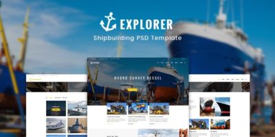 Explorer - Construction Ship Building Template by cleveraddon