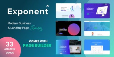 Exponent - Modern Multi-Purpose Business WordPress theme by brandexponents
