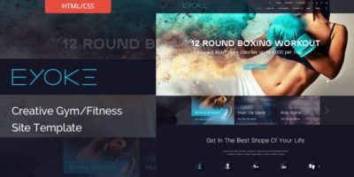 Eyoke - Creative Gym/Fitness HTML Template by themexy