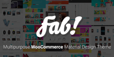 FAB! - Material Design WooCommerce WordPress Theme by oxygenna