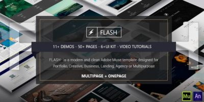 FLASH - Multi-Purpose Muse Template by BSVIT