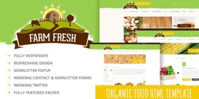Farm Fresh - Organic Products HTML Template by ThemePlayers