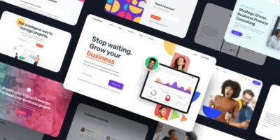 Fastland - Landing Page Template for SaaS