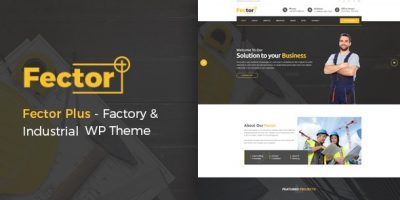 Fector Plus - Factory & Industrial WordPress Theme by Prime-Themes