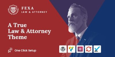 Fexa- Lawyer & Attorney WordPress Theme by themebeer