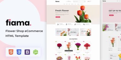 Fiama - Flower & Florist HTML Template by TunaTheme