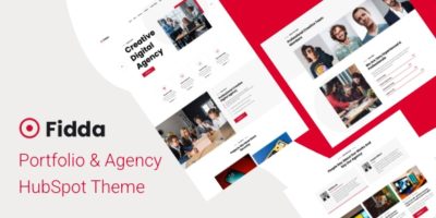 Fidda - Portfolio & Agency HubSpot Theme by designTone