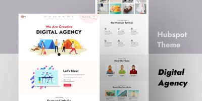 Figura - Creative Agency HubSpot Theme by SoftHopper