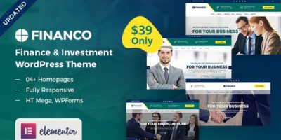 Financo - Finance & Investment WordPress Theme by SalmonThemes