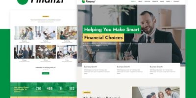 Finanzi - Finance & Business Elementor Template Kit by rudhisasmito