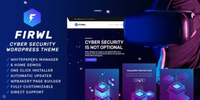 Firwl - Cyber Security WordPress Theme by QantumThemes