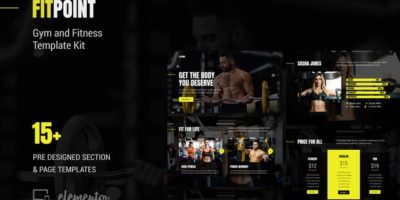 Fit Point - Gym & Fitness Template Kit by SaurabhSharma