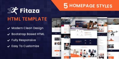 Fitaza – Fitness HTML Template by ThemeChampion