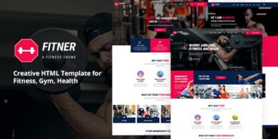 Fitner - Creative HTML Template for Gym