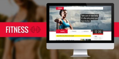 Fitness :: PSD Template by MunFactory