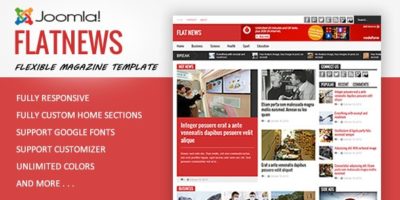 FlatNews - Magazine Joomla Template by pl_theme