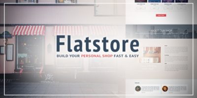 Flatstore - eCommerce Muse Template for Online Shop by styleWish