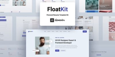FloatKit - Personal Resume Elementor Template Kit by YumnaStudio