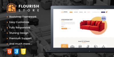 Flourish- eCommerce HTML5 Template by nouthemes