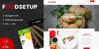 Foodsetup - Multipurpose OpenCart Responsive Theme by capricathemes