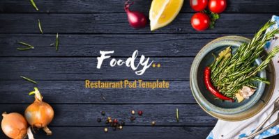 Foody - Luxury Restaurant PSD Template by cleveraddon