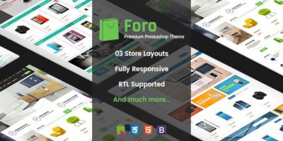 Foro - Multipurpose Responsive Prestashop Theme by skyoftech