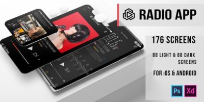 Fortunato - Radio UI Kit for Mobile App by MecoNata
