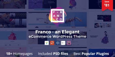 Franco - Elegant WooCommerce WordPress Theme by ArrowHiTech