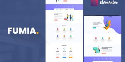 Fumia - Startup Agency Elementor Template Kit by MeemCode