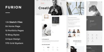 Furion - Creative Sketch Template by 1protheme