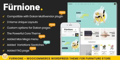 Furnione - WooCommerce WordPress Theme for Furniture Store by netbaseteam