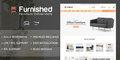 Furnished - OpenCart 2 & 3 Responsive Theme by codezeel
