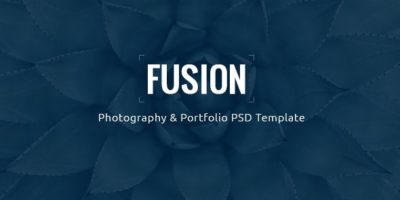 Fusion - Photography & Portfolio PSD Template by cleveraddon
