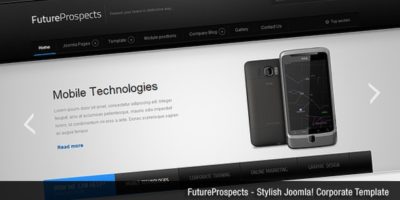 FutureProspects Stylish Corporate Joomla Template by 7Studio