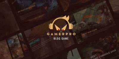 GAMERPRO - Fantastic Blog PSD Template for GAME SITES by 1protheme