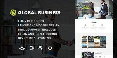 GB - Multipurpose Global Business WordPress Theme by torbara