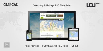 GLOCAL - Directory PSD Template by DirectoryThemes