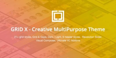 GRID X - Creative MultiPurpose Theme by themeton