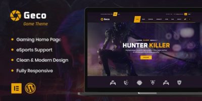 Geco - eSports and Gaming WordPress Theme + bbpress by ThemeBeyond