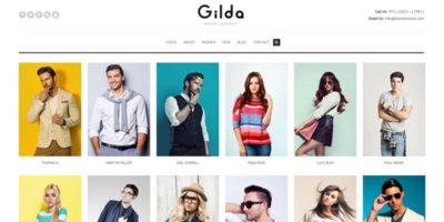 Gilda - Model Agency WordPress CMS Theme by kayapati