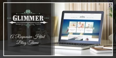 Glimmer - A Responsive HTML Blog Theme by SoftHopper
